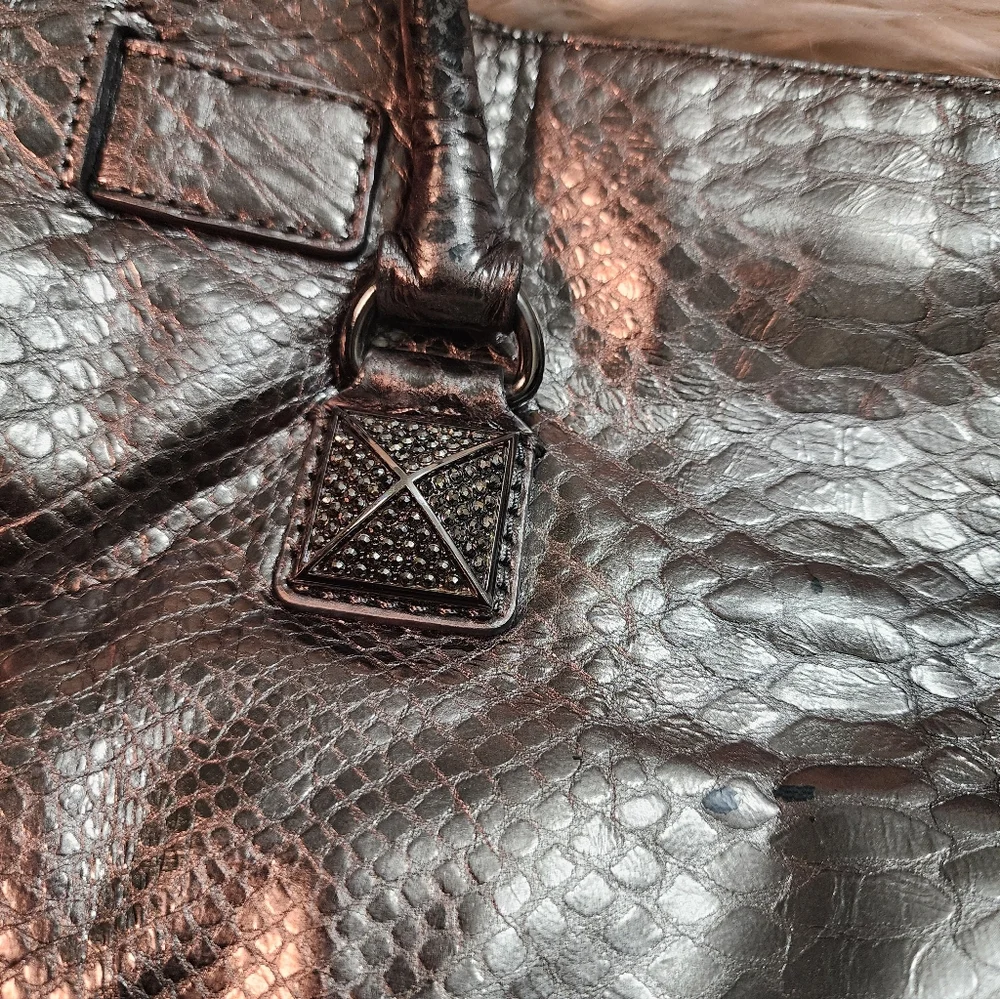 Michael Kors Snake Skin Hamilton Bag
